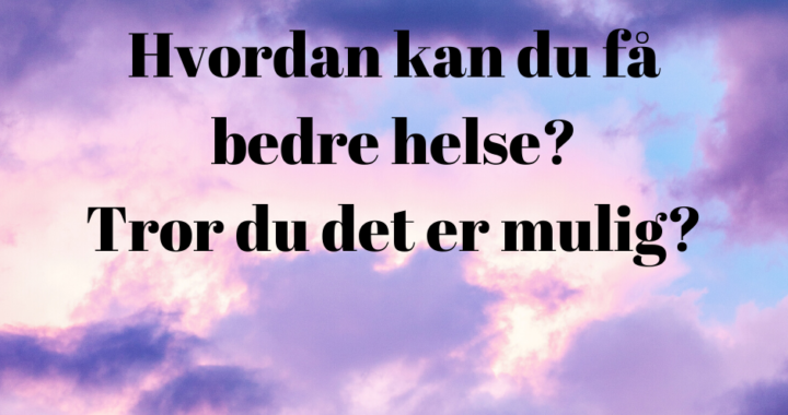 Hvordan kan du bli bedre?